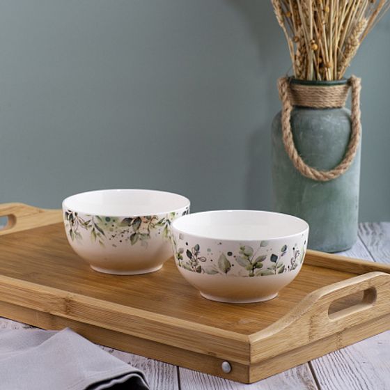 Салатник GREEN LEAFS 13см