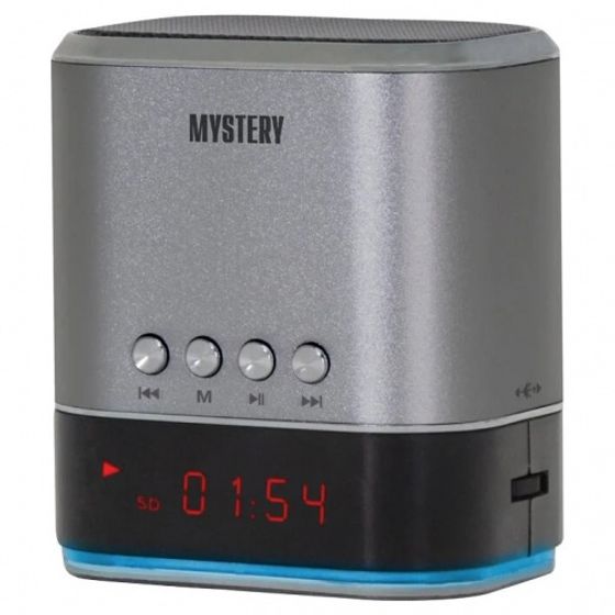 Портативная колонка Mystery MSP-127 3Вт серебристый