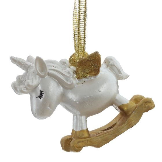 Фигурка декоративная подвесная &quot;Лошадка&quot;, L6 W2 H5 см, 3в.