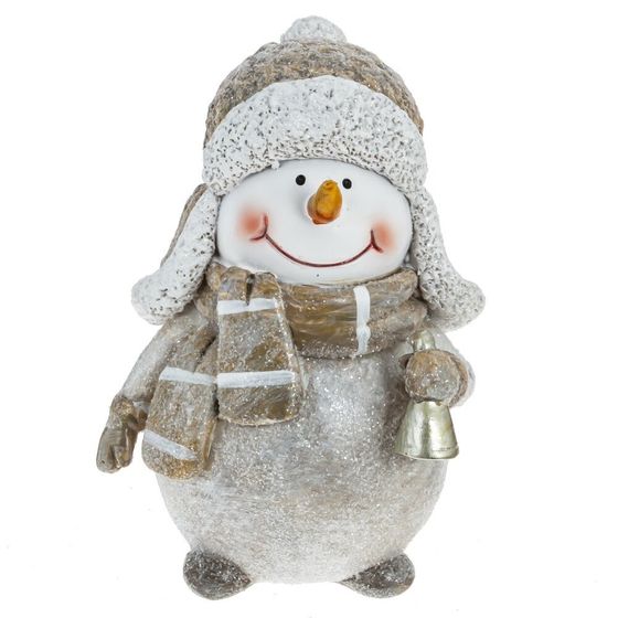 Фигурка декоративная &quot;Снеговик&quot;, L7 W6 H11 см, 2в.