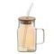 Кружка с крышкой и трубочкой, 650 мл, L11 W8 H13,5 см, 3в.