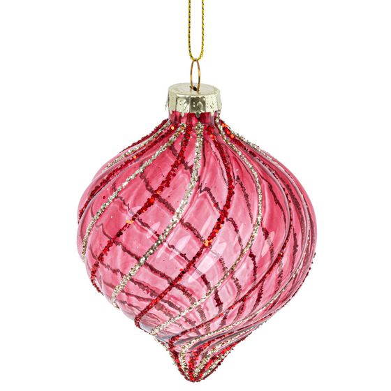 Набор из 12шт Украшение новогоднее "Шар", D 8 см, L35 W25 H8,5 см