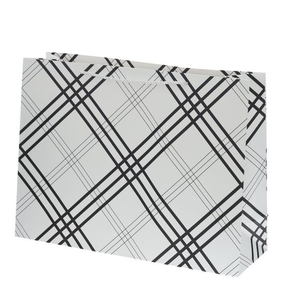 Пакет подарочный L (бумага 250г/м2, блок 12шт), L47 W15 H35 см, 4в.