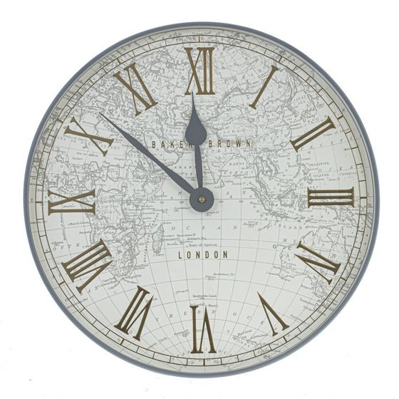 Часы настенные декоративные, Д49,5 Ш5 В49,5 см, (1xАА не прилаг.)
