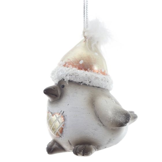 Фигурка декоративная подвесная "Птичка",   L5 W5,5 H6,5 см, 2в.