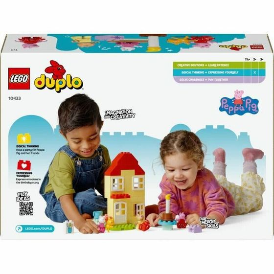 Lego 10433 День рождения Свинки Пеппы, цветной, 59 предметов