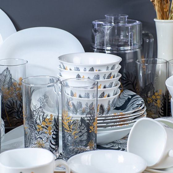 Столовый набор  КАРИН ПАЛМ СПРИНГС 46 предметов