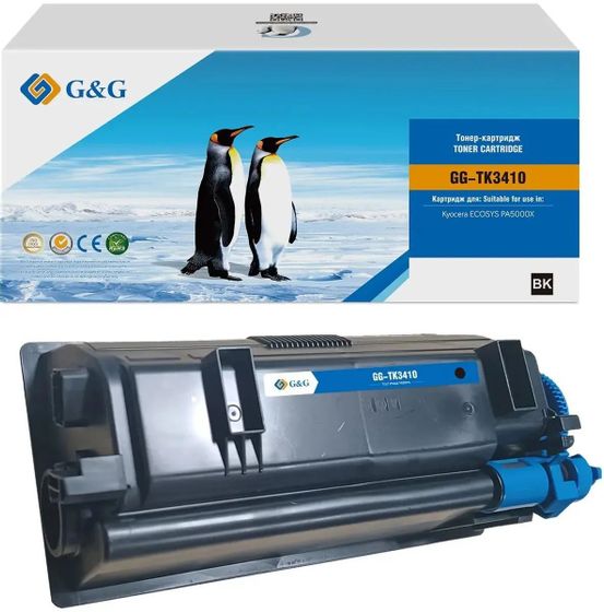 Картридж лазерный G&amp;G GG-TK3410 TK-3410 черный (15500стр.) для Kyocera ECOSYS PA5000X