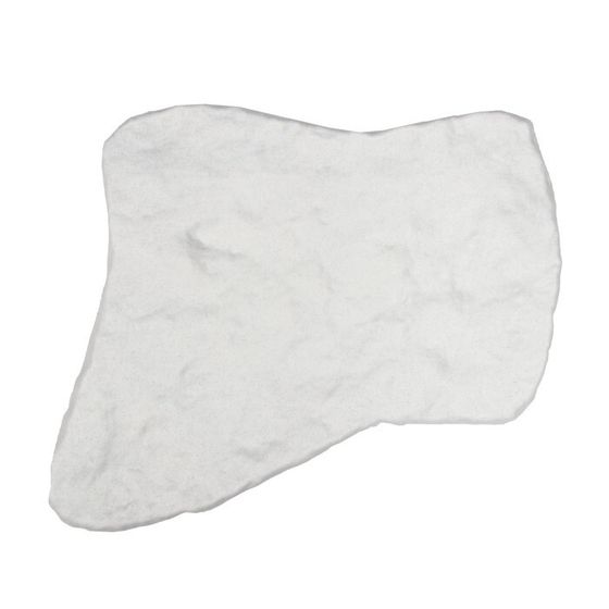 Модульное покрытие, 55 × 42 см, пластик, светлый мрамор, «Камень № 1», 1 шт.