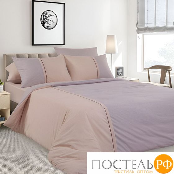 Р013ТМ017021 Чабрец простыня трикотаж МЕЛАНЖ 160*200*30 на резинке Р013ТМ 140 гр Трикотажное полотно Comfort Life