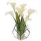 Ваза для искусственных цветов, L15 W15 H24 см