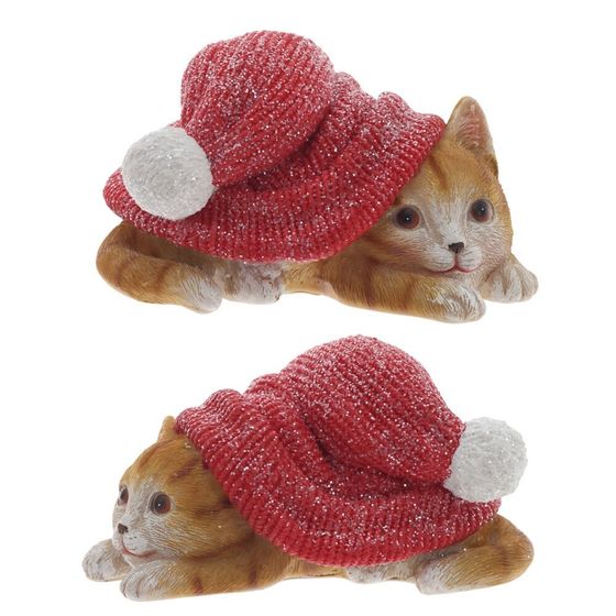 Фигурка декоративная &quot;Котенок&quot;, L13,5 W8 H7,5 см, 2в.