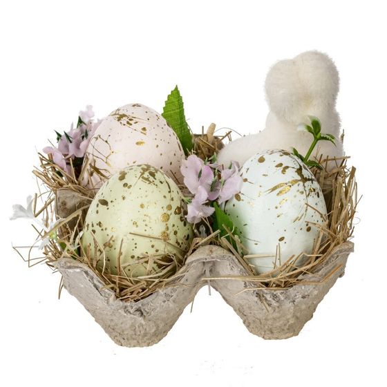 Изделие декоративное &quot;Пасхальная композиция&quot;, L10,5 W10 H8,5 см