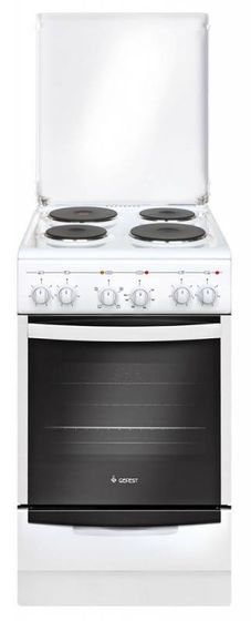 Плита электрическая Gefest ЭП Н Д 5140-01 белый метал.крышка