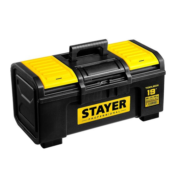 Ящик для инструмента  STAYER Professional &quot;TOOLBOX-19&quot;, пластиковый