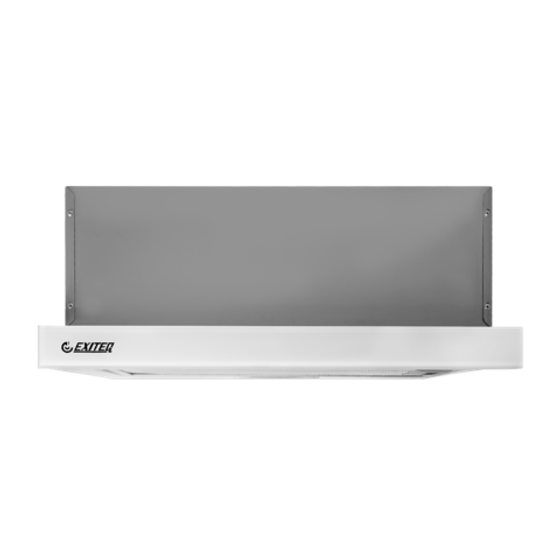 Вытяжка встраиваемая Exiteq EX-1076 white glass управление: механическое (1 мотор)