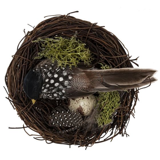 Набор из 2-х изделий декоративных "Пасхальная композиция" (3*4), L19,5 W12 H5 см