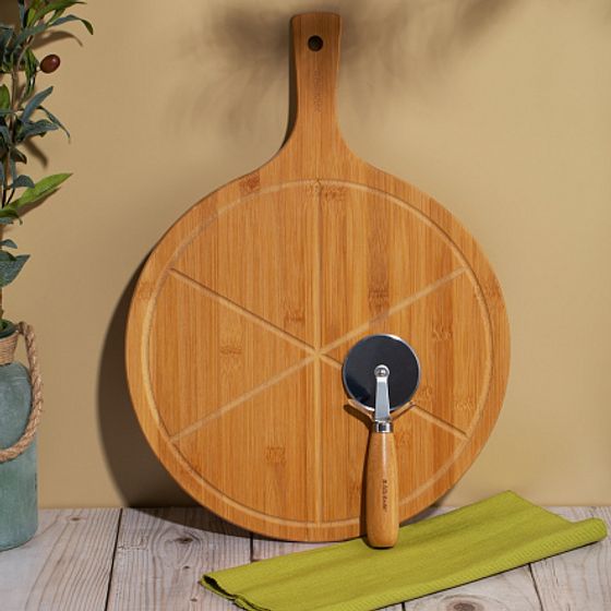 Набор 2пр PIZZAIOLO доска для пиццы 35см  нож для пиццы