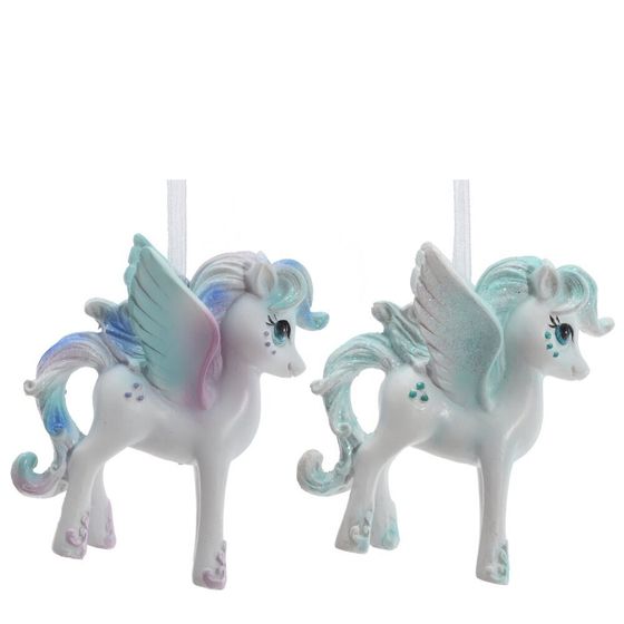 Фигурка декоративная подвесная &quot;Лошадка&quot;,  L7,5 W3,5 H8 см, 2в.