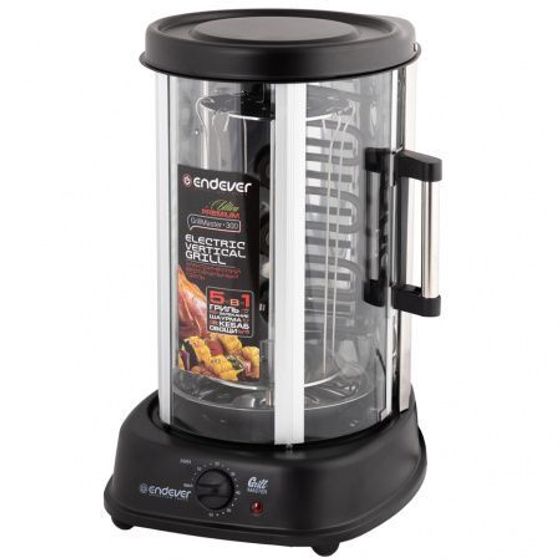 Шашлычница электрическая Endever Grillmaster 300 1700Вт черный