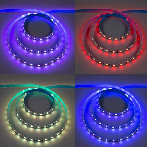 Комплект светодиодной ленты Volpe 3 м, IP20, SMD5050, 60 LED/м, 12 В, RGB