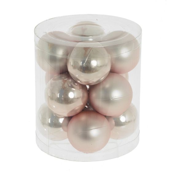 Набор из 12шт Украшение новогоднее &quot;Шар&quot;, D 4 см, L9,5 W9,5 H10,5 см