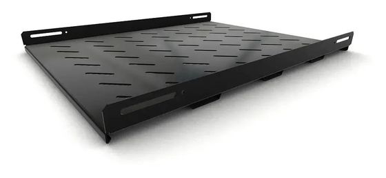 Полка стационарная Hyperline TSH3H-650-RAL9004 1U нагр.:100кг. 19&quot; 650мм черный (упак.:1шт)