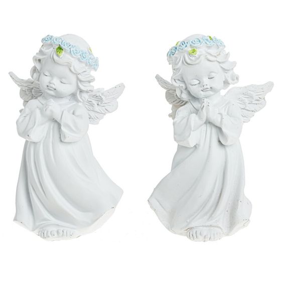 Фигурка декоративная &quot;Ангел&quot;, L7,5 W5,5 H12,5 см, 2в.