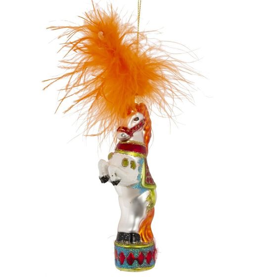 Украшение новогоднее &quot;Лошадка&quot;, L5 W3 H15 см, 3в.