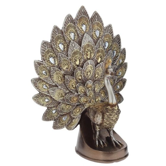 Фигурка декоративная "Павлин", L17 W10 H21,5 см