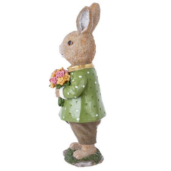 Фигурка декоративная "Заяц", L9,5 W9 H25 см