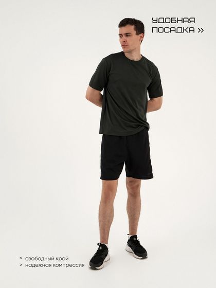 Шорты мужские Resport, р. 52, чёрные, с велосипедками
