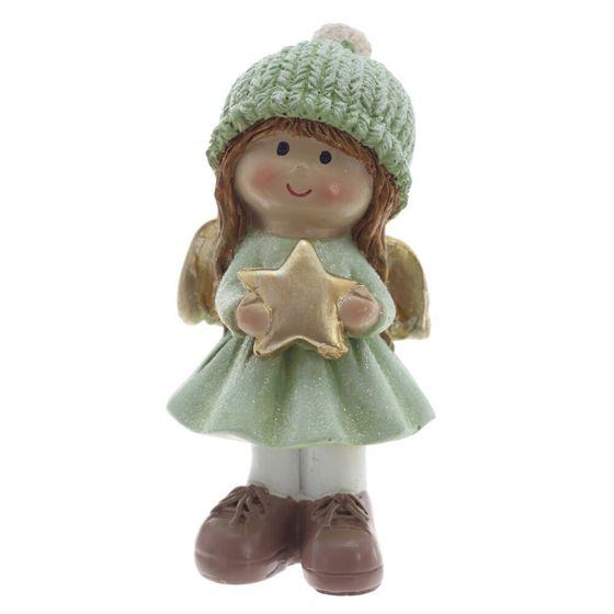 Фигурка декоративная &quot;Ангел&quot;, L4,5 W4,5 H9,5 см, 2в.