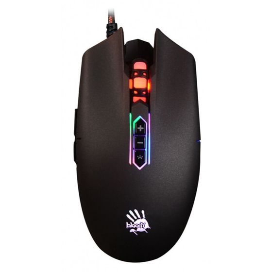 Мышь A4Tech Bloody Q80 черный оптическая проводная (6200dpi) (Q80 BLACK)