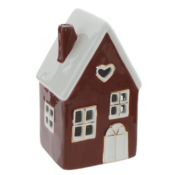 Изделие декоративное &quot;Домик&quot; с подсветкой (LR44x2), L8,5 W7 H14 см, 2в.