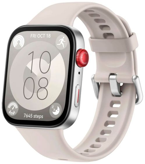 Смарт-часы Huawei FIT 3 SLO-B09 1.82&quot; 130-210мм белый/серебристый (55020CJG)