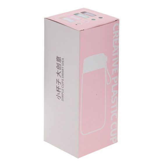 Бутылка, 550 мл, L7 W7 H18,5 см, дизайн микс