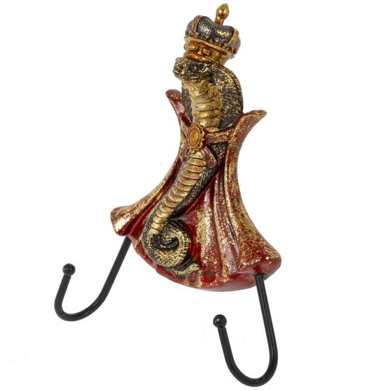 Вешалка на 2 крючка &quot;Змея&quot;, L16 W5 H22,5 см