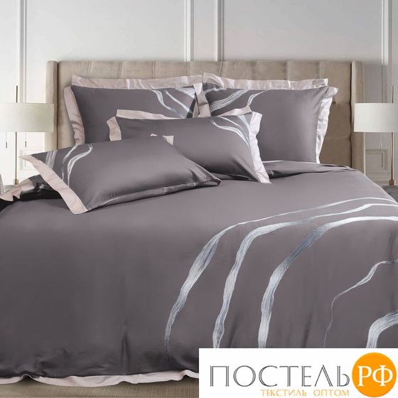 5860/23 КПБ 2сп SL Flash grey beige н(2)70*70 н(2)50х70 макосатин