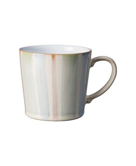 Multi Stripe Painted Large Mug