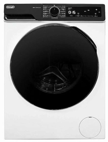 Стиральная машина DeLonghi DWM 1145 VI ALICIA белый, 10.5кг, 1400об/мин с паром инвертор