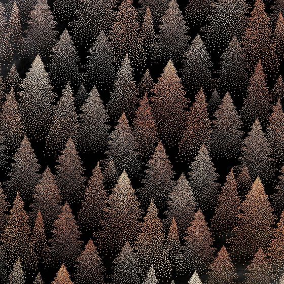 !09 Упаковочная бумага 2 листа глянцевая двусторонняя «Чудесного Нового года», 70 х 100 см.