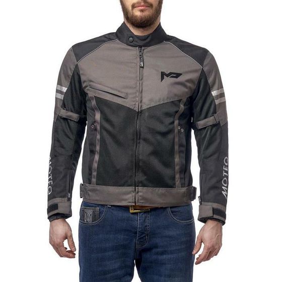 Куртка текстильная AIRFLOW серая, 3XL