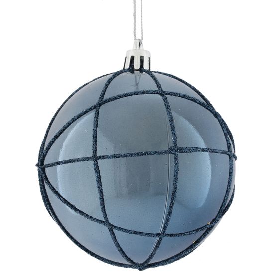 Набор из 12шт Украшение новогоднее "Шар", D 8 см, L35 W27 H8,5 см