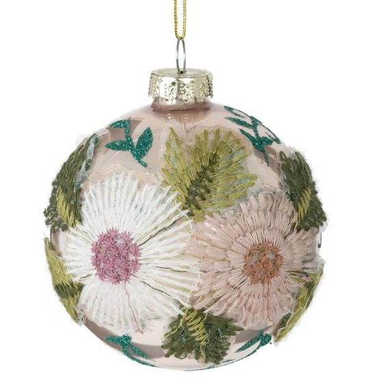 Набор из 12шт Украшение новогоднее "Шар", D 8 см, L34 W25 H9 см