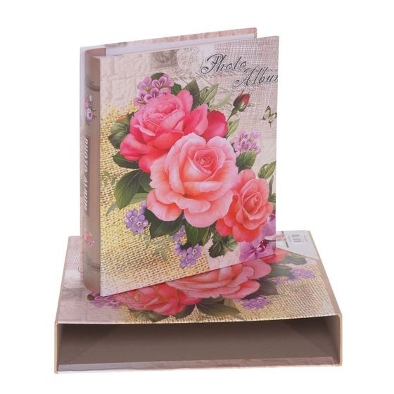 Фотоальбом для 200 фото 10*15, Д21 Ш5,5 В26,5 см, 2в.