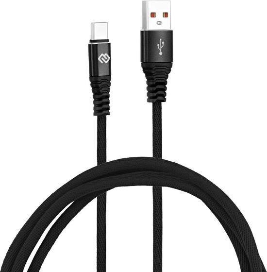Кабель Digma USB(m) - USB Type-C (m) 2м черный (DG-USBA-С-2M-27W)