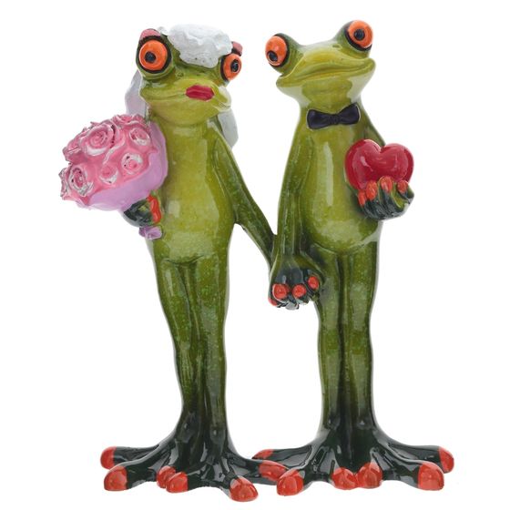 Фигурка декоративная &quot;Лягушки&quot;, Д13 Ш6,5 В16 см