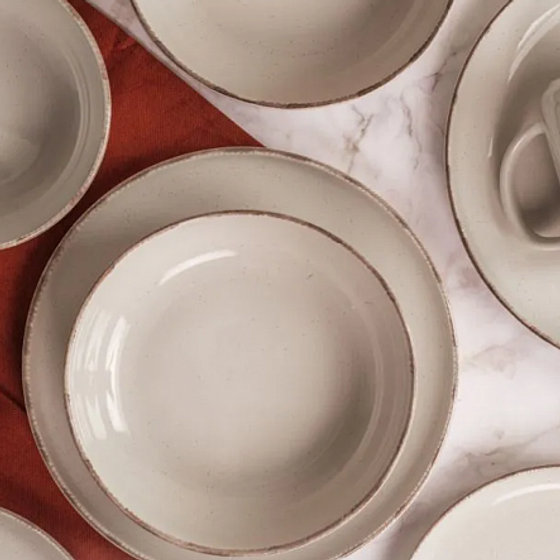 Салатник DAILY бежевый 15см