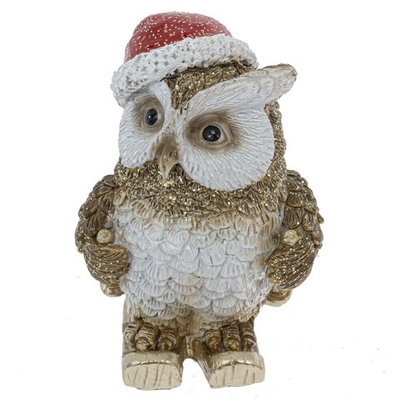 Фигурка декоративная подвесная &quot;Сова&quot;, L6 W5 H9 см, 2в.